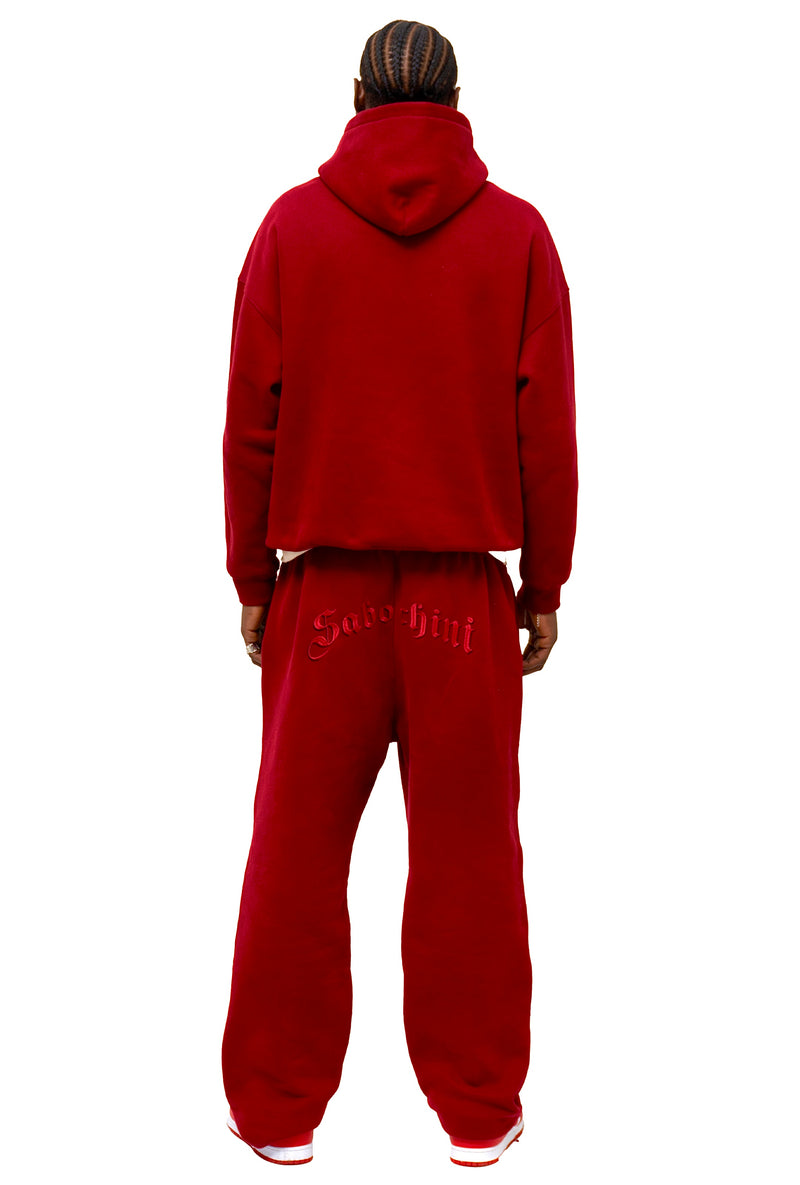 Red PLUVIO Sweatset